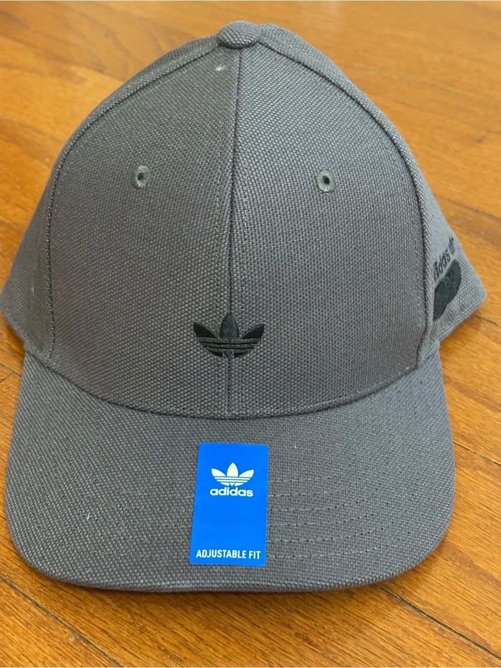 Adidas Men’s Modern Canvas Structure SnapBack Hat Grey Strata/Black